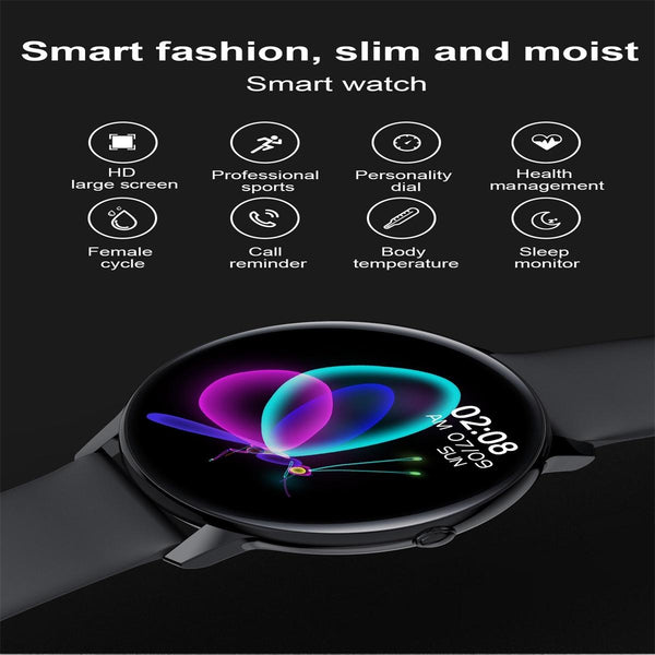 Smart Watch With Ip68 Waterproofing And Health Monitoring Silver Smart Watches