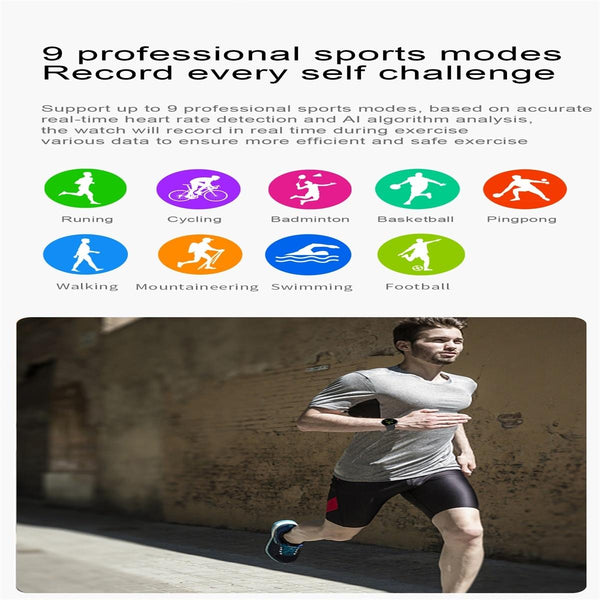 Smart Watch With Ip68 Waterproofing And Health Monitoring Silver Smart Watches