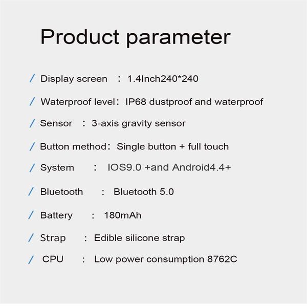 Smart Watch With Ip68 Waterproofing And Health Monitoring Silver Smart Watches