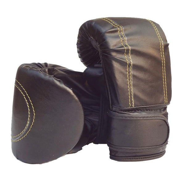 Adult Boxing Gloves Fighting Punching Half Finger Black Gloves Boxing