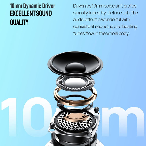 Ulefone True Wireless Bluetooth Tws Black Earbuds