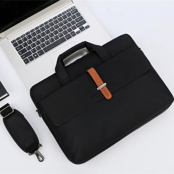 13 13.3 Inch Multifunctional Laptop Bag Durable Shoulder & Handheld Design Gray Laptop Cases & Bags