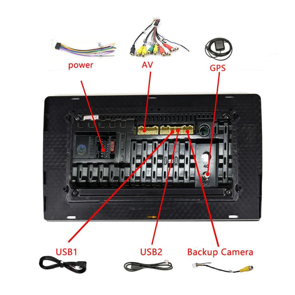 9 Inch Android Carplay Navigation 1 + 32G Screen With Ahd Camera Other Car Video