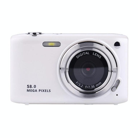 16X Zoom Hd Digital Camera With 2.88 Ips Screen_White Digital Cameras