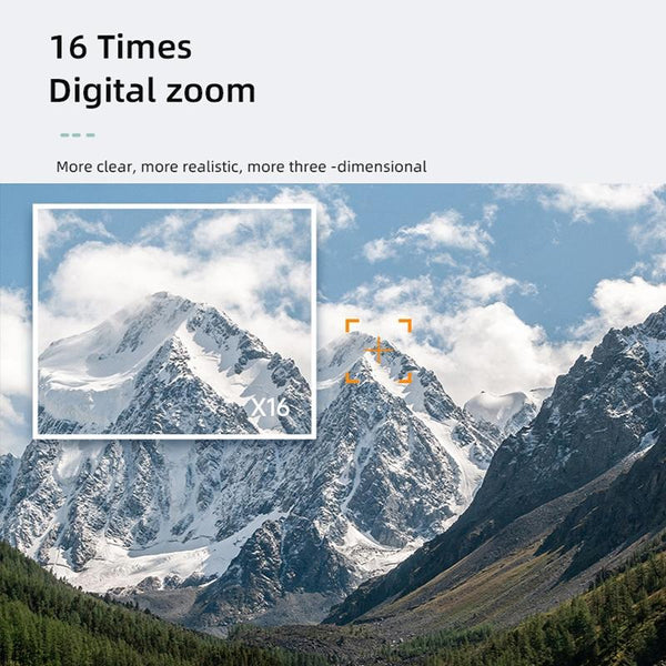 16X Zoom Hd Digital Camera With 2.88 Ips Screen_White Digital Cameras