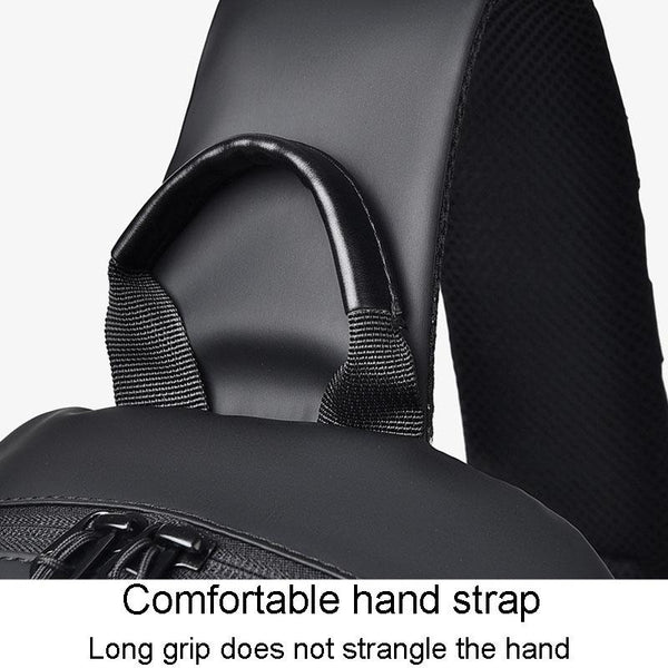 Large Capacity Waterproof Crossbody Chest Bag For Cycling & Sports Gray Bags