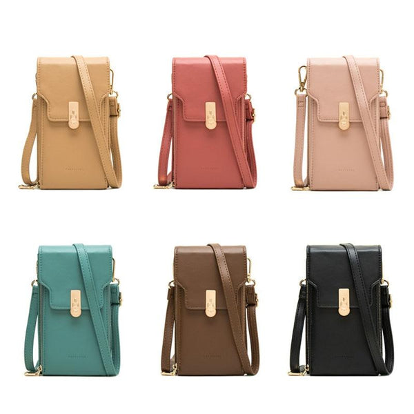 Green Multi Compartment Shoulder Bag Large Capacity Women's Bags & Handbags