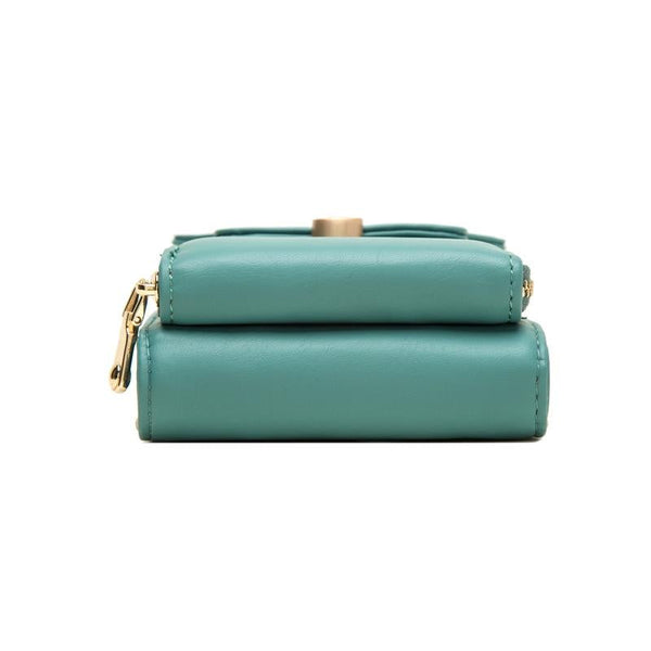 Green Multi Compartment Shoulder Bag Large Capacity Women's Bags & Handbags