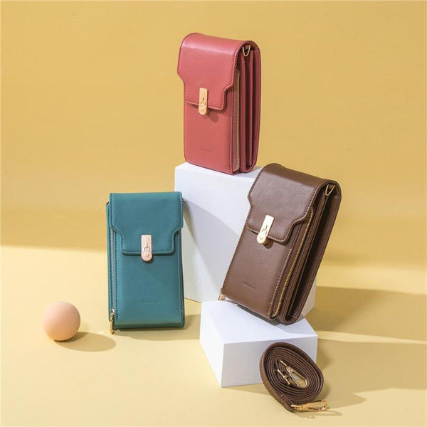 Green Multi Compartment Shoulder Bag Large Capacity Women's Bags & Handbags