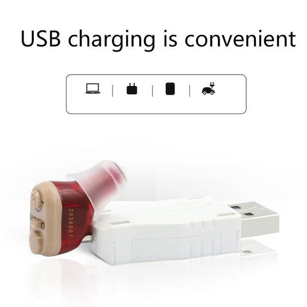 Compact Sound Amplifier For Seniors Enhance Hearing Blue Other Health Care