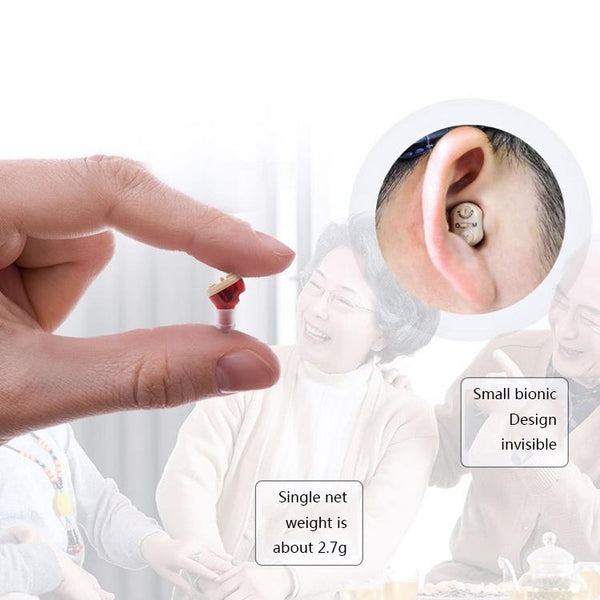 Compact Sound Amplifier For Seniors Enhance Hearing Blue Other Health Care