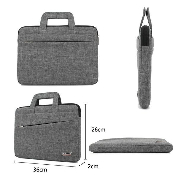 Waterproof Casual Laptop Bag For Business 14 Inch Dark Gray Laptop Cases & Bags