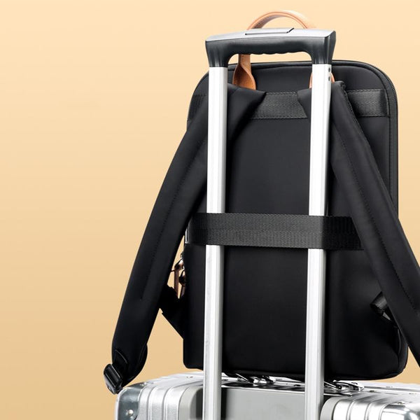 14 Inch Thin & Light Waterproof Business Backpack Pink Laptop Cases & Bags