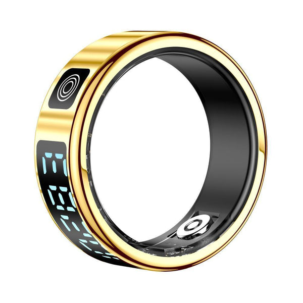 Smart Ring Gesture Control Health Monitoring Sports Modes Gold Activity Trackers