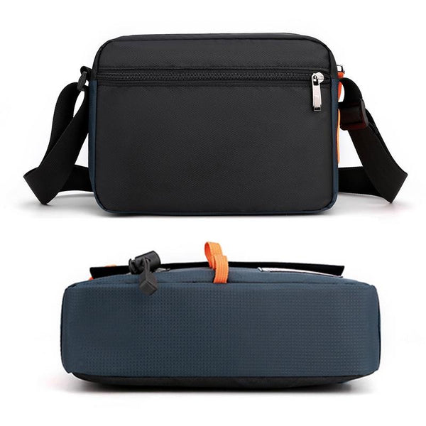 Waterproof Nylon Shoulder Bag For Men Outdoor Sports Leisure Gear Black Bags