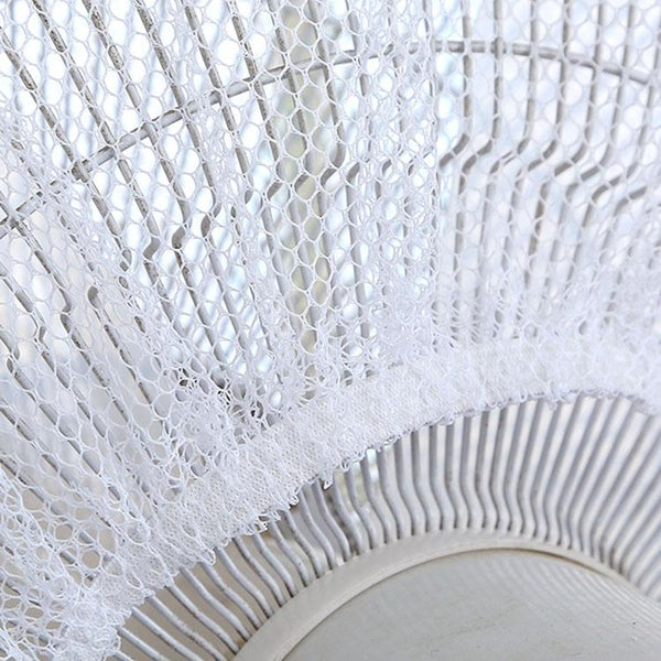 Electric Fan Safety Net Cover Anti Pinch Dustproof Fish Bone Portable Fans