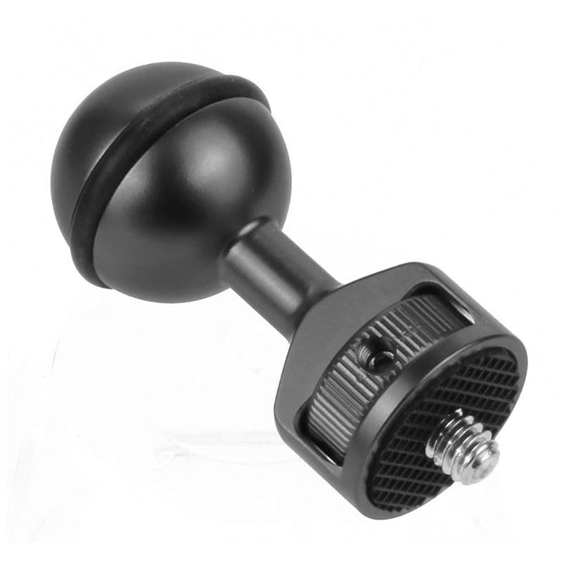 Universal 2.5 Centimetre Ball Head Clip For Action And Underwater Cameras Black Other Camera & Photo Accs