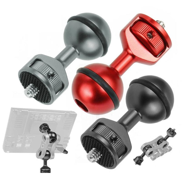 Universal 2.5 Centimetre Ball Head Clip For Action And Underwater Cameras Black Other Camera & Photo Accs