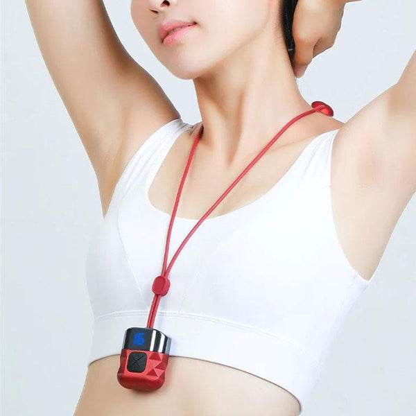 Ems Neck Massager For Shoulder & Cervical Therapy Red Massagers