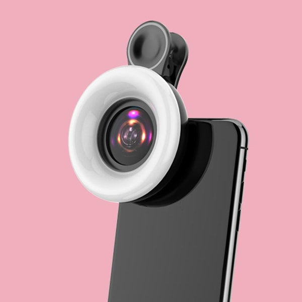 Selfie Light Macro Lens For Mobile Beauty Makeup Audio And Video Accessories Selfie Lights