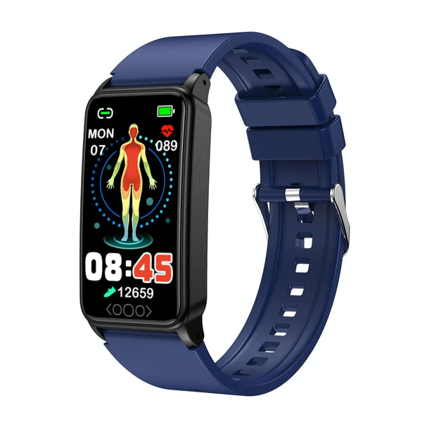 Uric Acid Blood Lipids And Heart Rate Tracker Blue Smart Watches