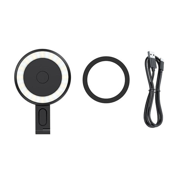 Magnetic Cell Phone Fill Light Black Selfie Lights