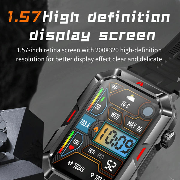 Smart Bracelet With Sleep Detection And Silicone Strap Bt5.2 Camo Black Smart Watches