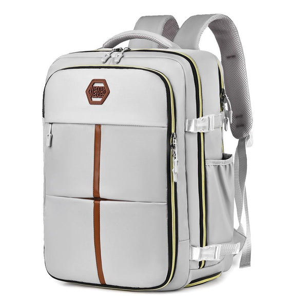 Large Capacity Travel Shoulder Bag For Students Gray Bags