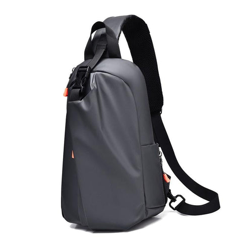 Versatile Crossbody Chest Bag For Casual Sports Use Gray Bags