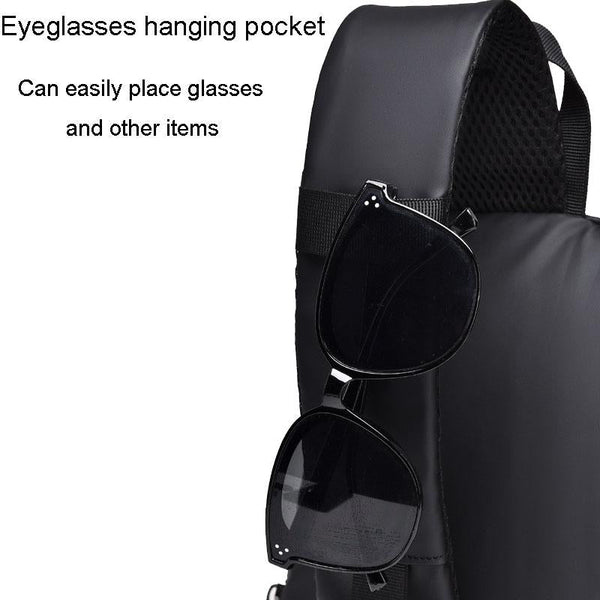 Versatile Crossbody Chest Bag For Casual Sports Use Gray Bags