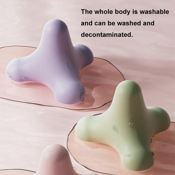 4 Corner Fascia Massage Ball For Neck & Shoulder Relief Yoga Fitness Green Massagers