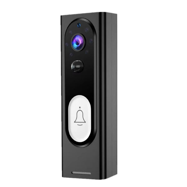 Smart Wireless Video Doorbell With Night Vision & Motion Detection White Smart Doorbells