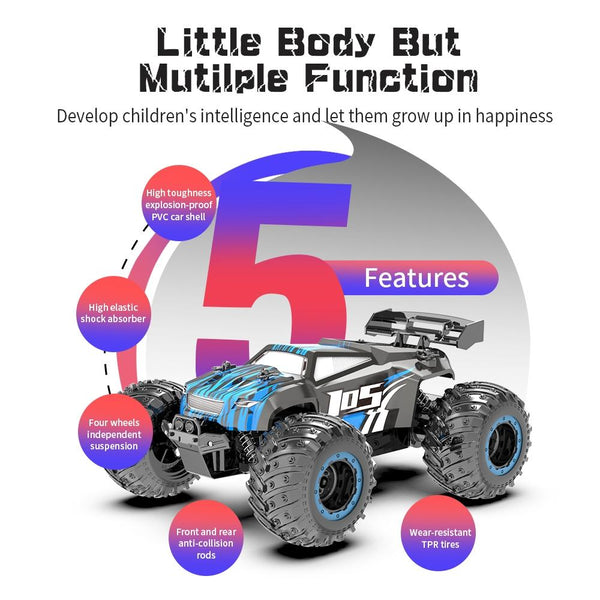 Off Road 2.4G Rc Electric Climbing Vehicle Black Blue Placeholder
