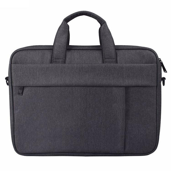 13.3 Inch Waterproof Anti Theft One Shoulder Handbag With Suitcase Belt Black Laptop Cases & Bags