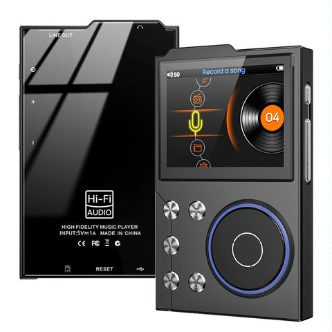2.4 Inch Hifi Bluetooth Music Player Dsd256 Mastering Sound Quality 16Gb+16Gb Memory Black Ipods & Mp3 Players