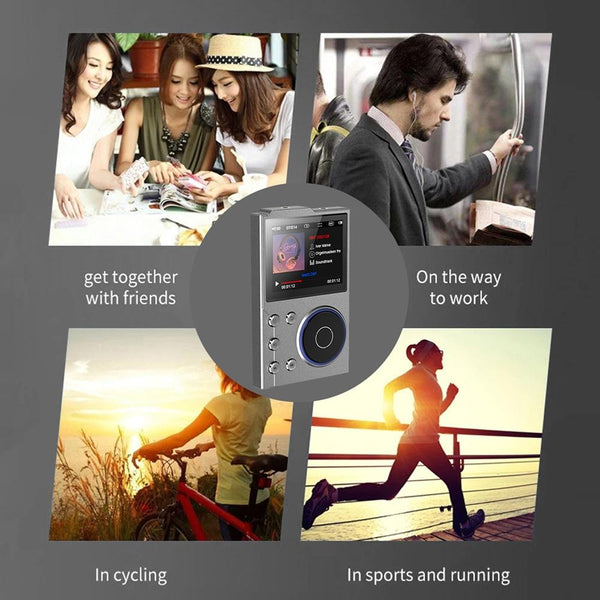 2.4 Inch Hifi Bluetooth Music Player Dsd256 Mastering Sound Quality 16Gb+16Gb Memory Black Ipods & Mp3 Players