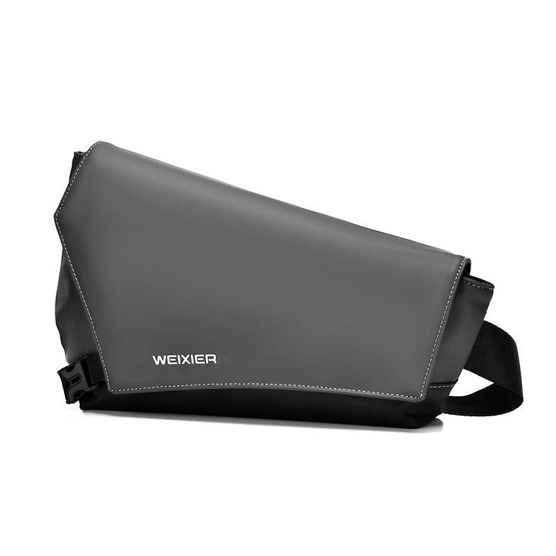 Waterproof Men Crossbody Backpack Gray Bags