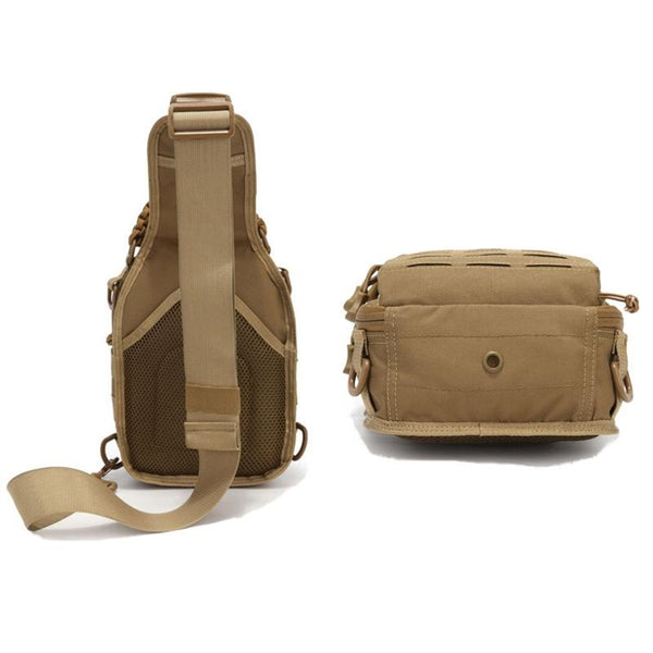Multifunctional Laser Cut Crossbody Bag For Outdoor Sports Black Bags
