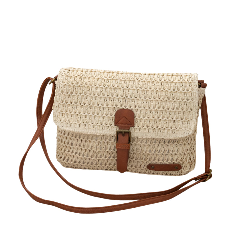 Crossbody Straw Bag For Women Beige Women's Bags & Handbags