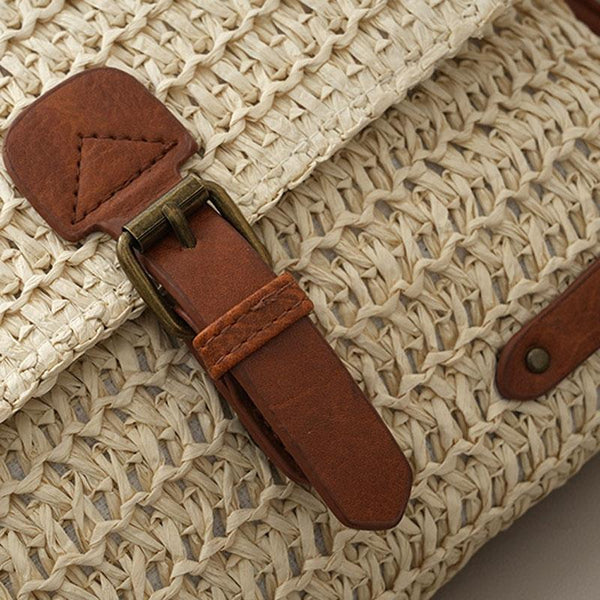 Crossbody Straw Bag For Women Beige Women's Bags & Handbags