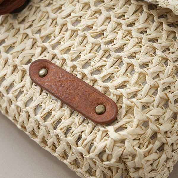Crossbody Straw Bag For Women Beige Women's Bags & Handbags