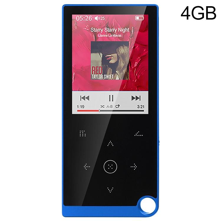 2.4 Inch Touch Mp4 / Mp3 Player 4Gb Memory E Book Alarm Timer No Bluetooth Ipods & Mp3 Players