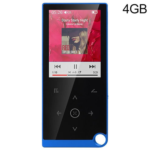 2.4 Inch Touch Mp4 / Mp3 Player 4Gb Memory E Book Alarm Timer No Bluetooth Ipods & Mp3 Players