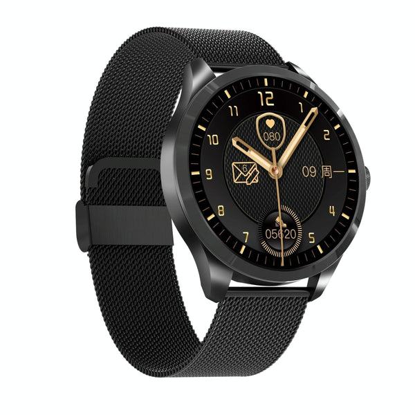 1.28 Inch Ips Colour Screen Ip67 Waterproof Smart Watch Black Smart Watches