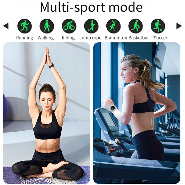 Smart Wristband With Waterproof Heart Rate And Blood Pressure Monitoring Gold Smart Watches