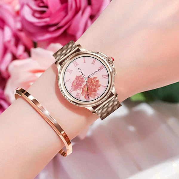 Smart Wristband With Waterproof Heart Rate And Blood Pressure Monitoring Gold Smart Watches