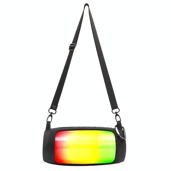 Shockproof Silicone Protective Case For Jbl Pulse4 With Carabiner & Lanyard Orange Cases Covers & Skins