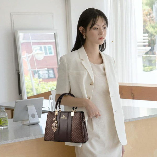 Large Capacity Summer Lady Handbag Colourblock Shoulder / Crossbody Black Women's Bags & Handbags