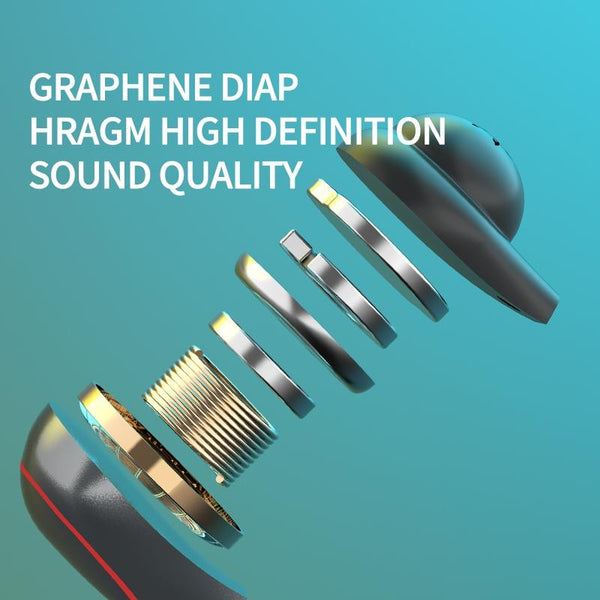 Wireless T20 Tws Bluetooth Earphones With Led Display & Charging Box Gun Gray Earbuds