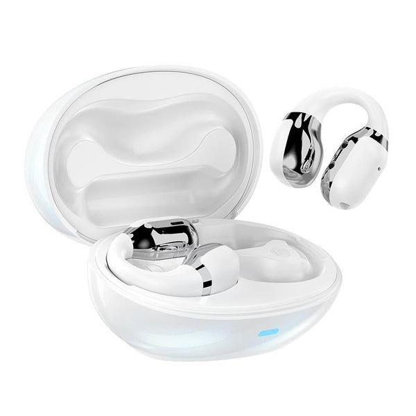 Zga Symphony Gs09s Air Conduction Tws Bluetooth Earphone White Earbuds